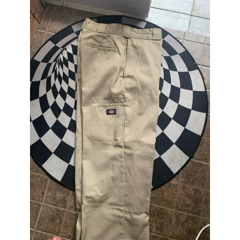 Dickies pants khaki double knee