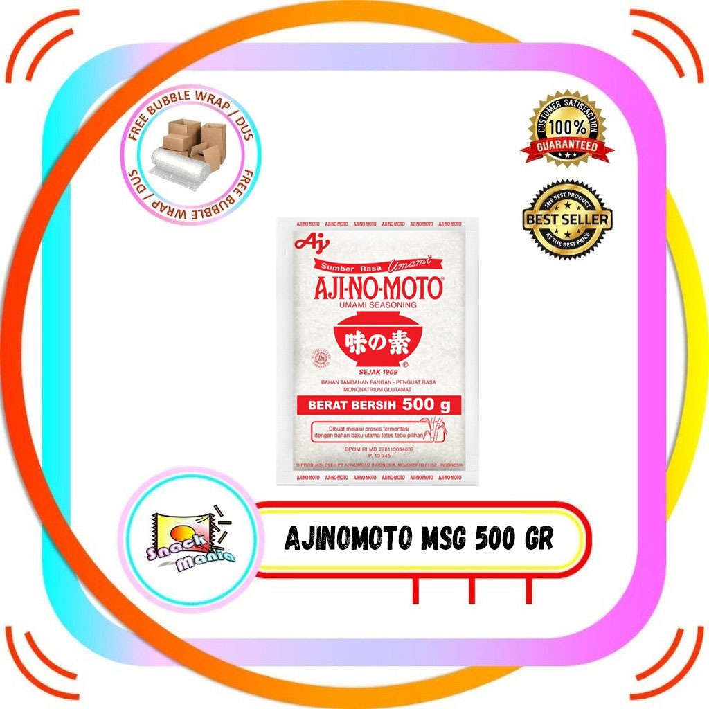 

Ajinomoto MSG Micin Bumbu Penyedap Rasa Umami 500 gr