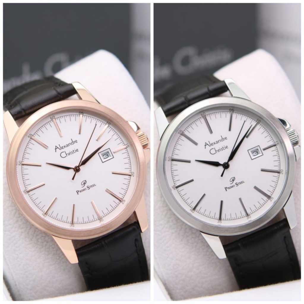 ALEXANDRE CHRISTIE 1008 KULIT PRIA ORIGINAL AC1008 ARLOJI PRIA