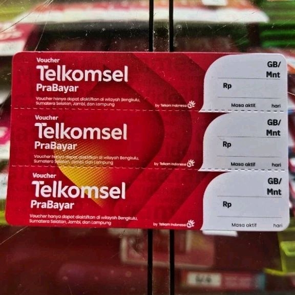 VOUCHER TELKOMSEL SUMBAGSEL 1,5GB 3HARI, 2GB/3H, 3GB/3H,3GB/5H,5GB/5H,7GB/7H