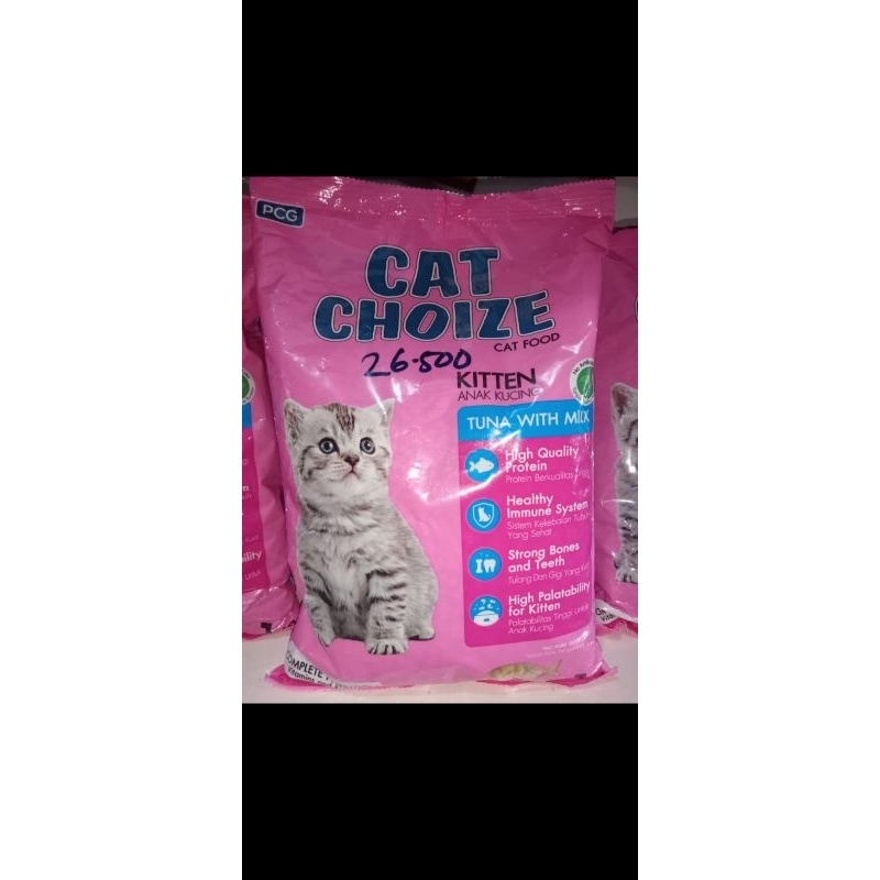 CAT CHOIZE KITTEN TUNA / CAT CHOIZE PINK / CAT CHOIZE ANAK (KITTEN)