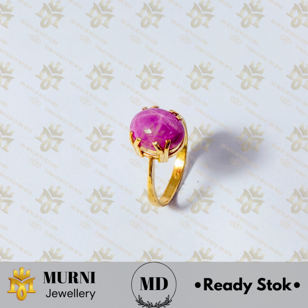 Cincin Emas Muda Asli Model American Ster - Toko Emas Murni