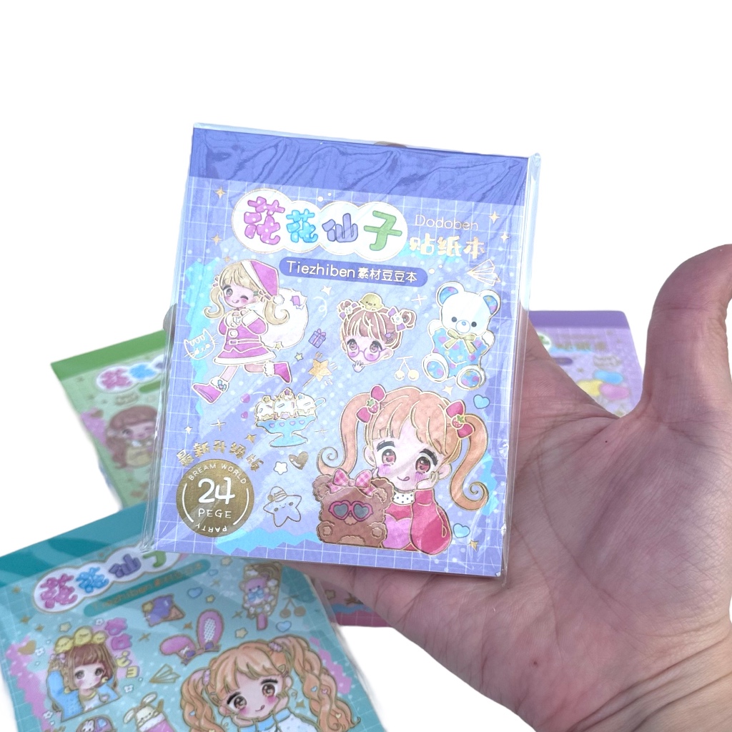 

Mainan BUKU STIKER 24 hal GIRL Doodden Stiker Pokemon Sticker Book Buku Stiker Karakter / Sticker Karakter [EDUFUNTOYS]