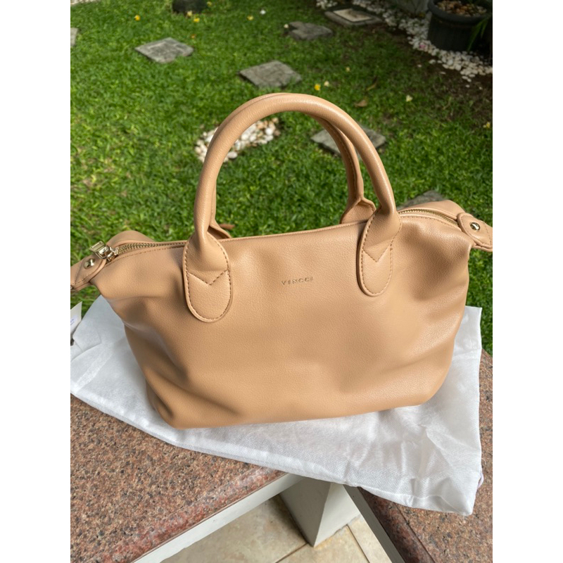 [NEW] 15. VINCCI MALAYSIA TAS TOP HANDLE BEIGE