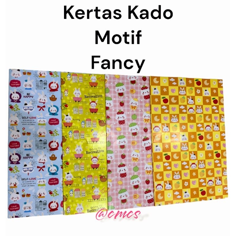 

KERTAS KADO KIKY MOTIF FANCY / KERTAS KADO BONEKA