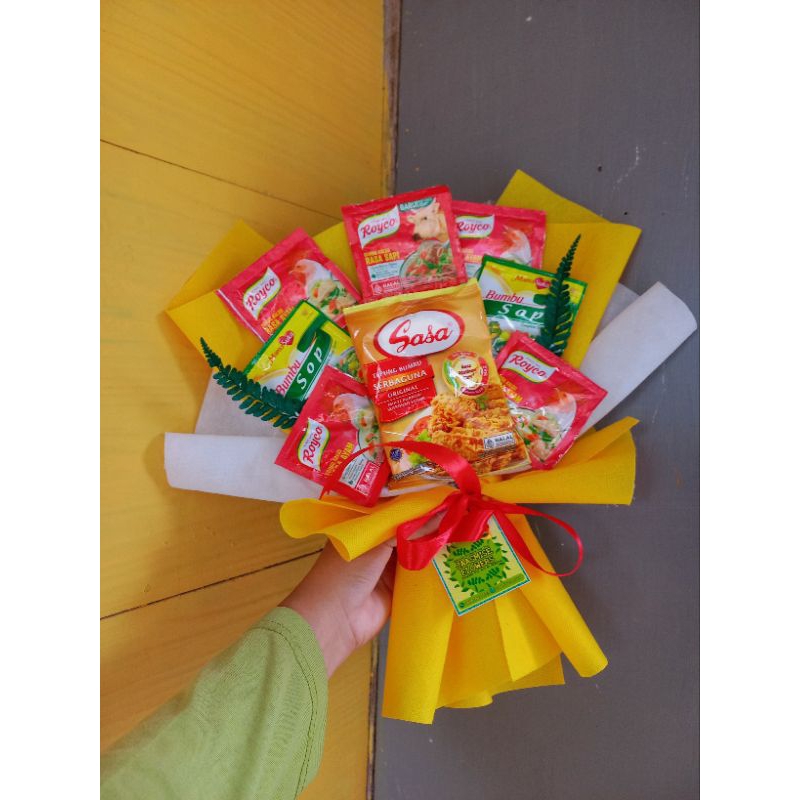 Buket Wisuda, Bunga Wisuda, Buket Kopi, Buket Bumbu Dapur, Hadiah Unik