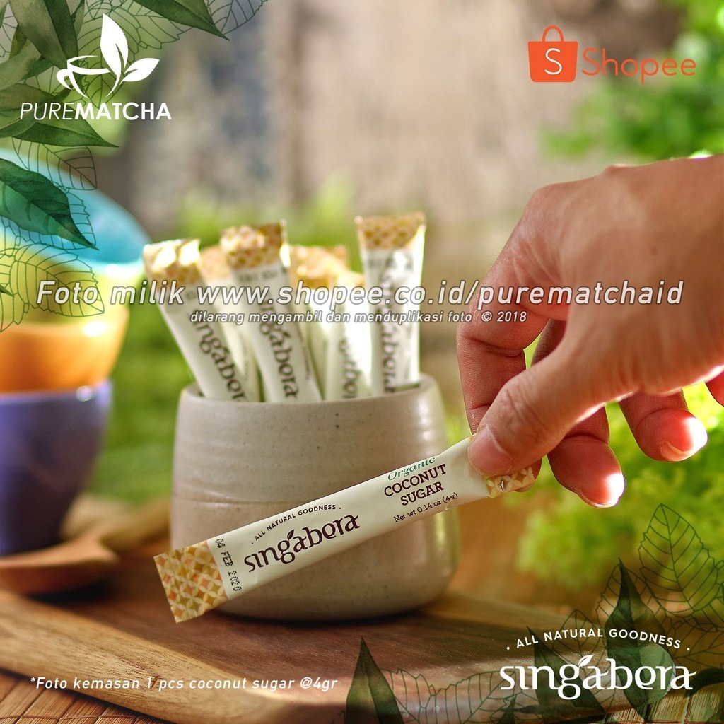 

Singabera - Organic Coconut Sugar Stick 1pcs Gula Kelapa Organik Gula Merah Singabera Premium