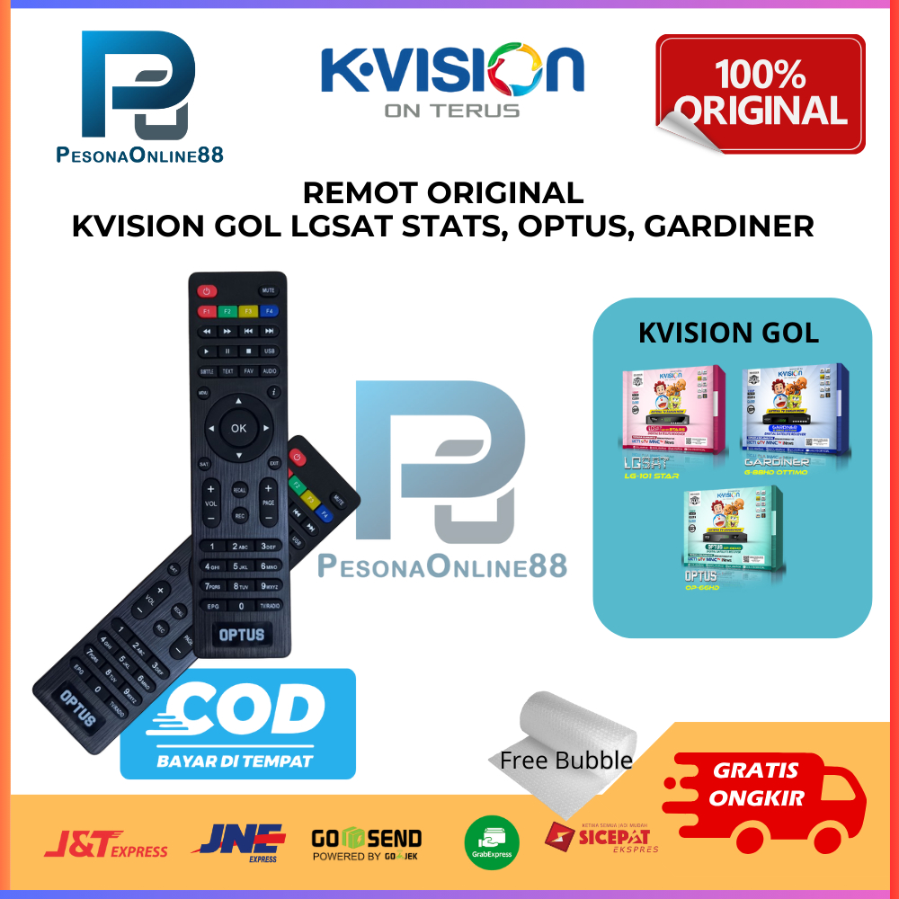 Remot Receiver K vision GOL Lgsat Stars, Gol Optus, Gol Gardiner