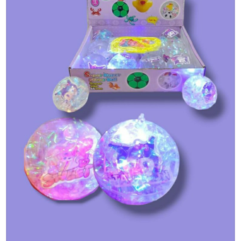 Mainan Bola Lampu Air Tali Lampu Bola