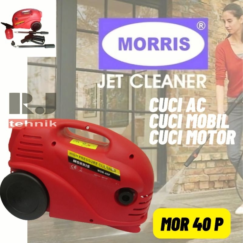 Morris Mor40P Jet Cleaner High Pressure Cuci Steam AC Mobil Motor
