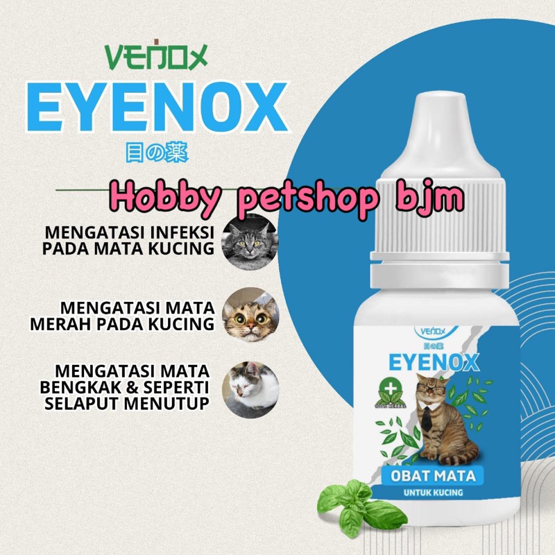 Eyenox obat tetes mata kucing - venox sakit mata bengkak merah selaput mata berair cat