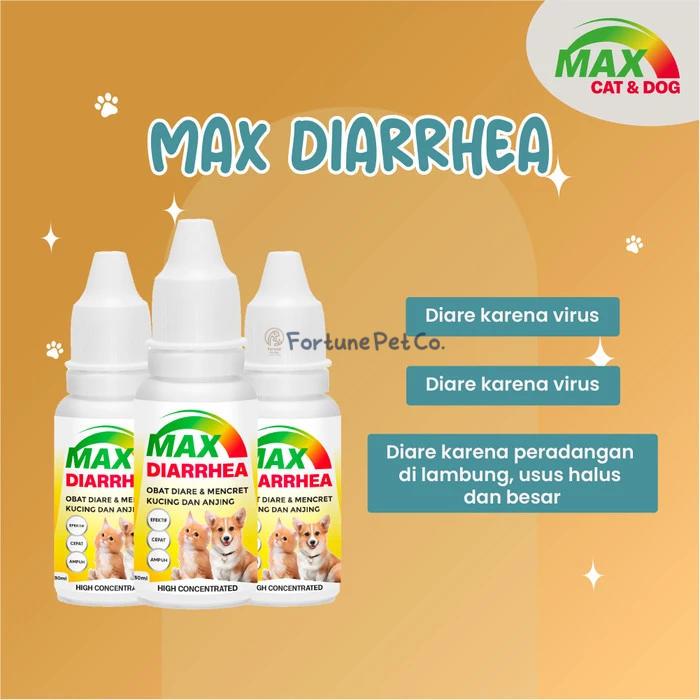 Max Diarrhea - Obat Diare Kucing Obat Diare Anjing Obat Sakit Perut Hewan
