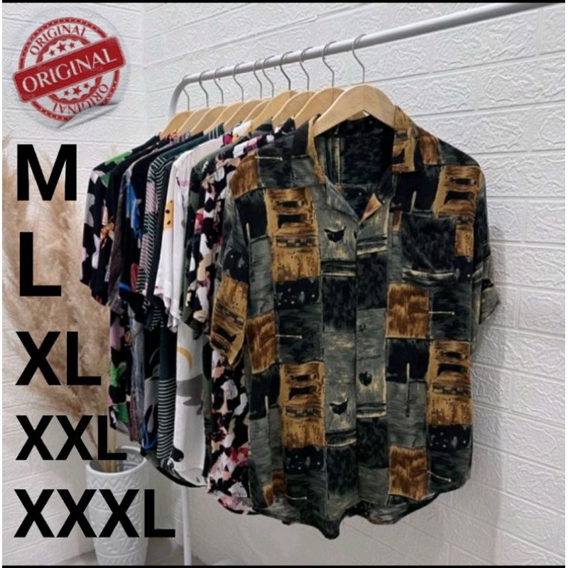 TERBARU KEMEJA MOTIF PRIA DEWASA / HEM PRIA CASUAL MOTIF / KEMEJA HAWAI KEMEJA SANTAI