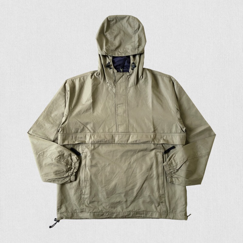 Uniqlo Anorak Cagoule Jacket Olive Green