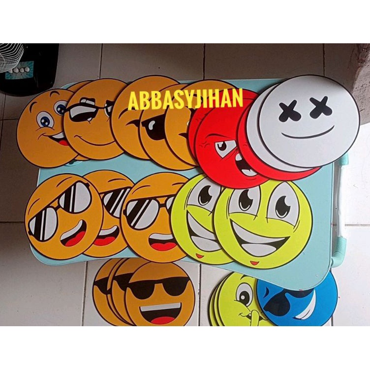 IMU Wiper mobil Wiper Emot sticker wiper emoji wiper emoticon wiper emoji 1pcs