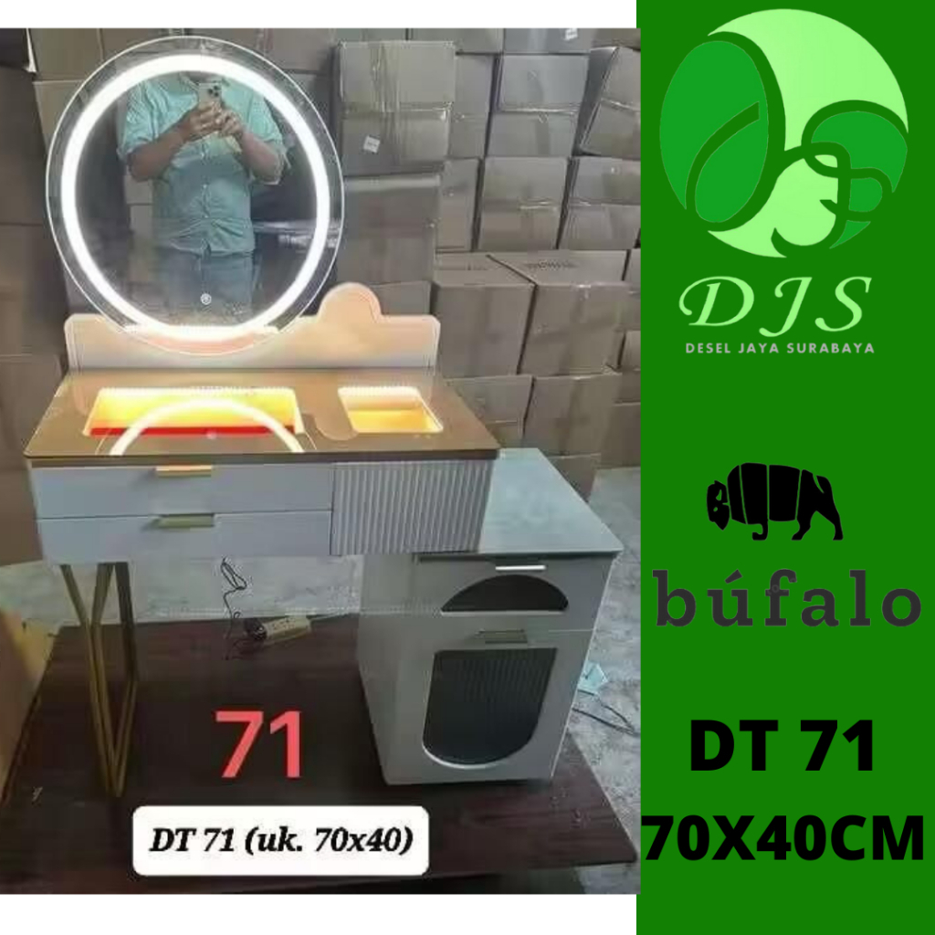 Meja Rias - Meja Rias Lampu Minimalis - Meja Make Up DT-71