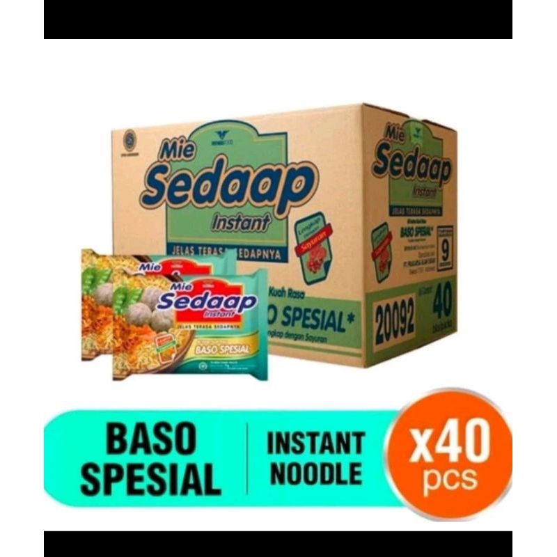 

MIE SEDAP KUAH RASA BAKSO SPESIAL 1 DUS ISI 40