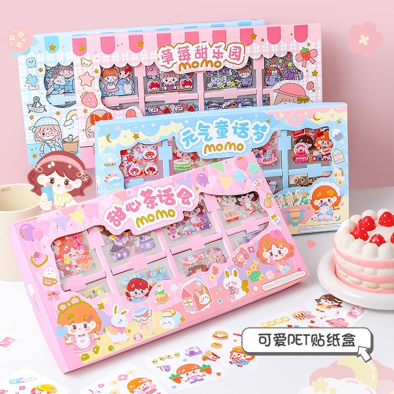 

Sticker DIY Aesthetic 10 lembar Waterproof Lembar Sticker Tape Roll Estetik Journal Diary DIY CASE HP / DIARY / DIY / BUJO