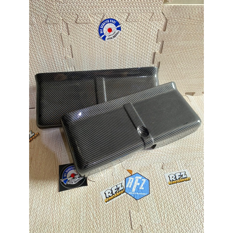 Tooltray Vespa pts special smallframe Box motip carbone bagasi tengah vespa