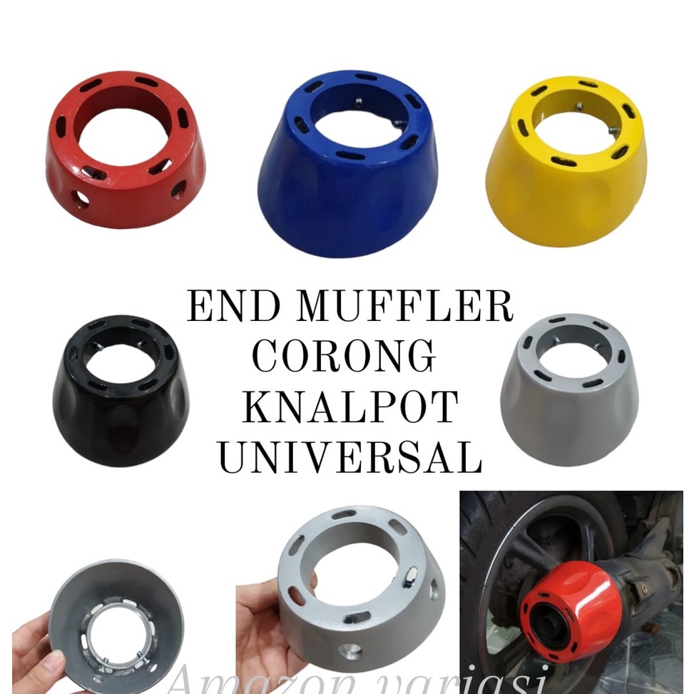 ME CORONG KNALPOT END MUFFLER ENDCUP MONCONG CORONG KNALPOT VARIO 125 VARIO 15 PCX  MIO SOUL  MIO SM