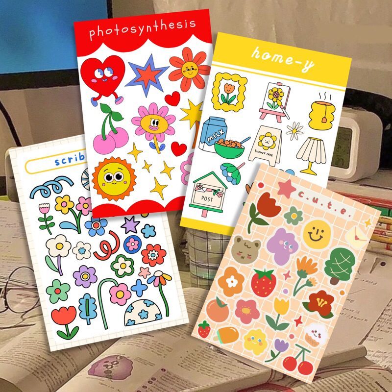 

HELOING sticker pack // stiker aesthetic lucu // cartoon doodle sticker