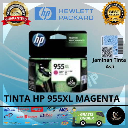 Tinta HP 955XL Magenta 100% Original Printer HP OfficeJet Pro 7740 8210 8216 8710 8720 8730 & 8740