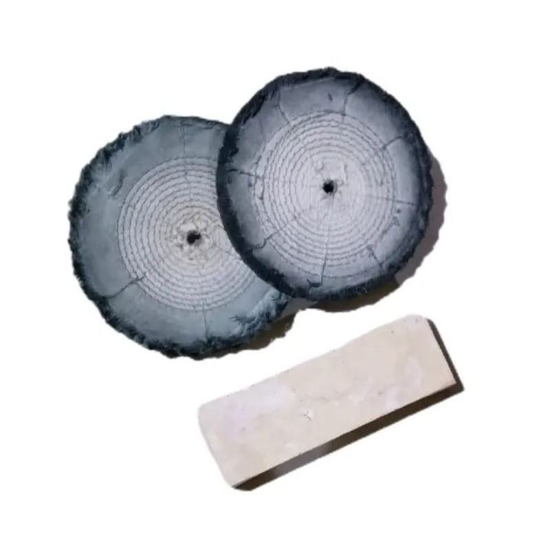 Batu Poles Finishing Set Kain Poles Tahap Kedua Dan Finishing