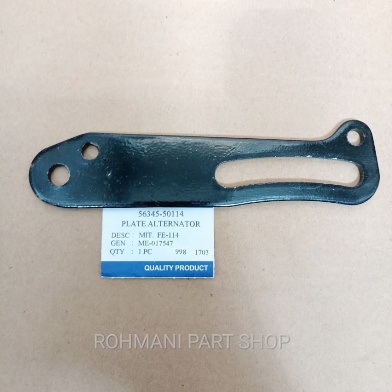 PLAT SETELAN DINAMO AMPER/PLAT ALTERNATOR COLT DIESEL PS100/120 UMPLUNG