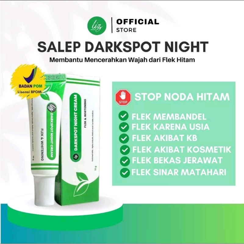 Liz Skincare Salep Darkspot Night Whitening