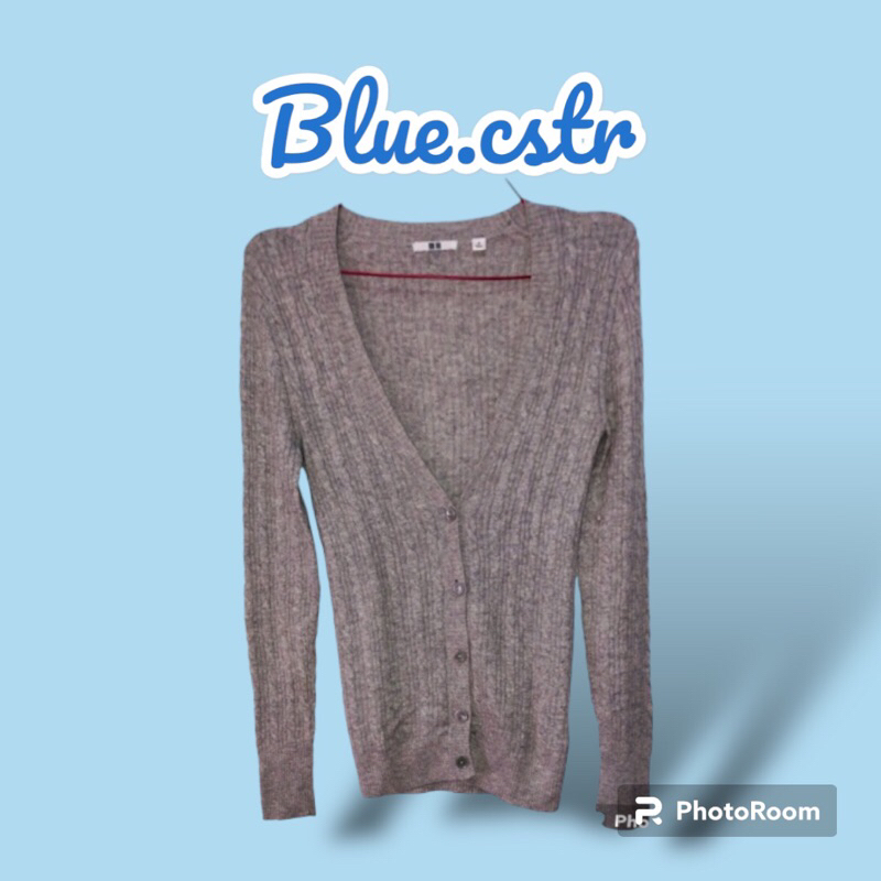 CARDIGAN ABU KEPANG UNIQLO