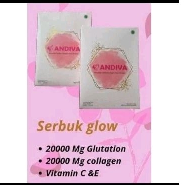 ANDIVA serbuk glow rasa Strawberry