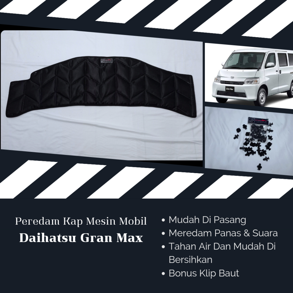 Peredam Panas Dan Suara Kap Mesin Mobil Daihatsu Grand Max