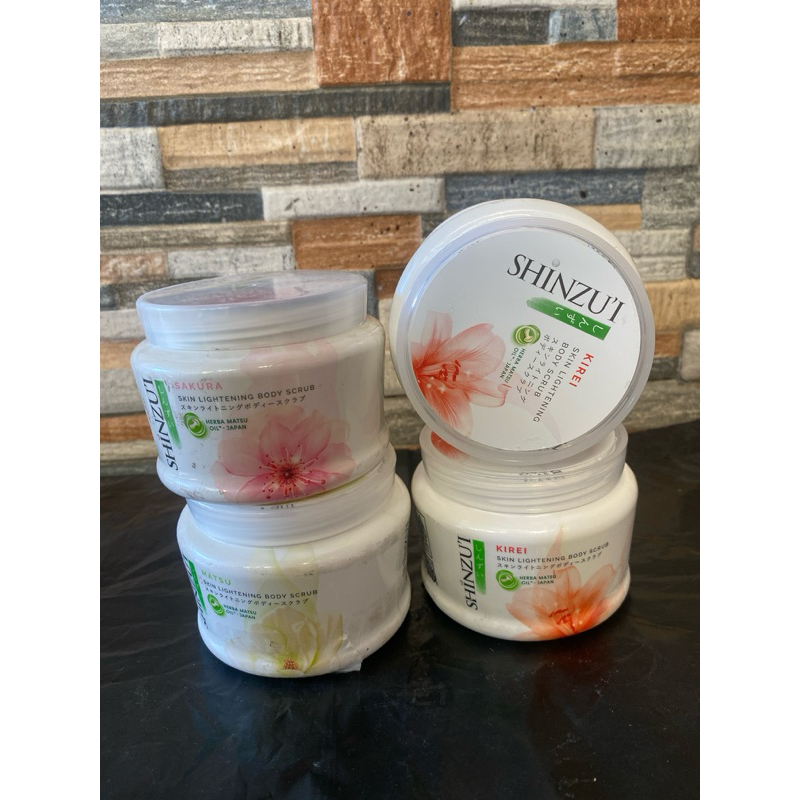 body scrub shinzui/ shinzui body scrub 200gr/lulur shinzui/scrub shinzui/shinzui body scrub