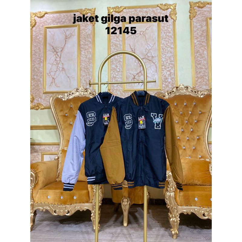 Jacket - Jacket Baseball parasut Jacket Gilga Baseball Kain Jacket Pria