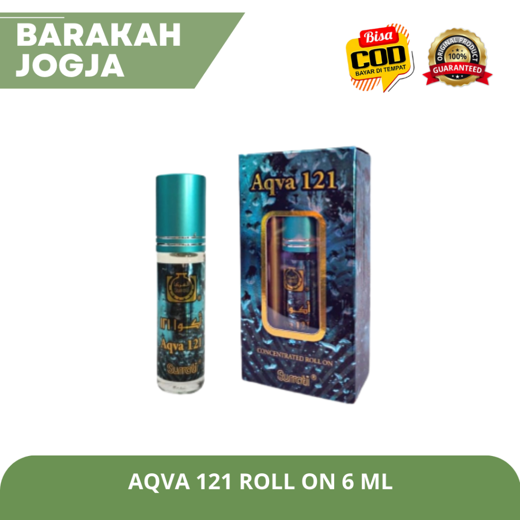 PARFUM SURRATI AQVA 121 ROLL ON 6ml  |  Parfum Arab Original by Surrati Perfumes | Parfum Arab origi