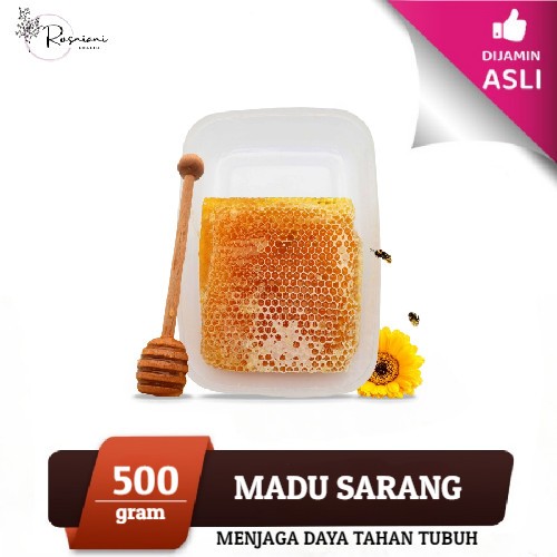 

PROMO!!! Madu sarang asli murni melifera premium netto 500 gram sarang madu asli madu mentah sarang