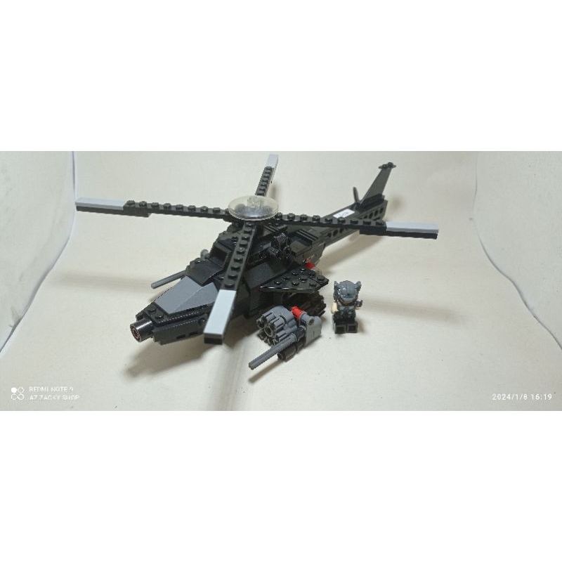 Lego kw helikopter SWAT/Lego helikopter/Lego kendaraan/Lego mainan susun/Lego puzzle