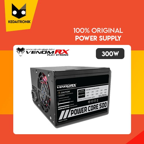 NEW VenomRX Power Supply Powercore 500 300Watt PSU 300 Watt Venom RX