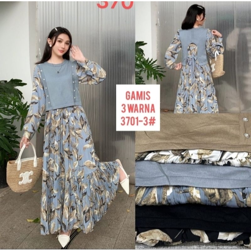GAMIS KOMBINASI RAJUT IMPORT BY ZARA WOMAN