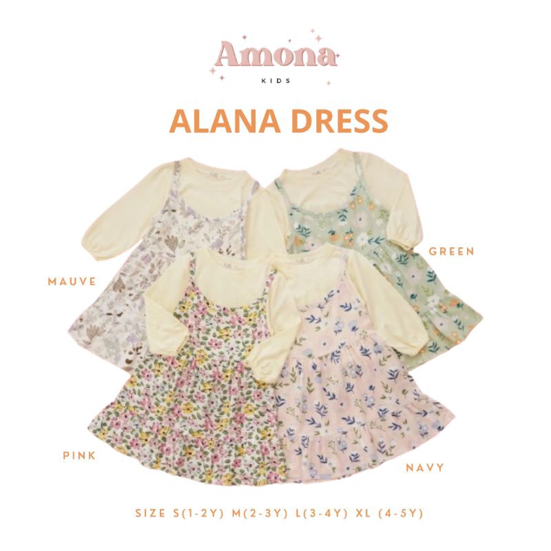 ALANA DRESS - SETELAN ANAK