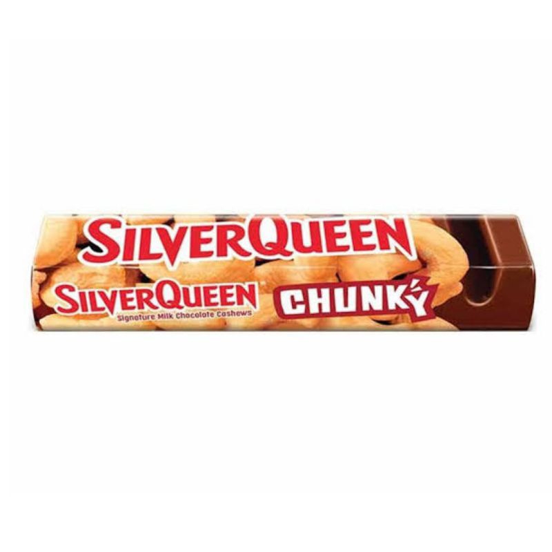 

Silver Queen chunky Bar Milk Chocolate Cashew 30gr