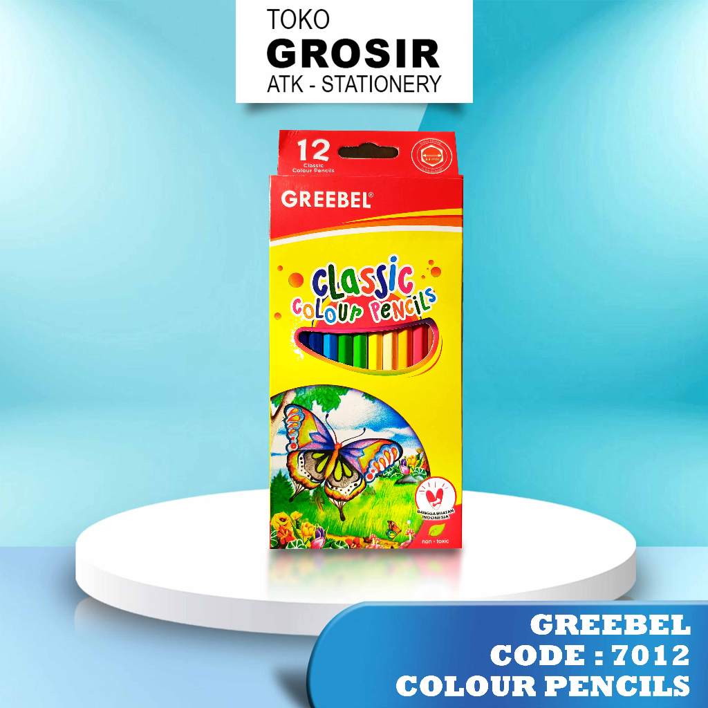 

Greebel 7012 Classic Colour Pencils - 12C/Warna