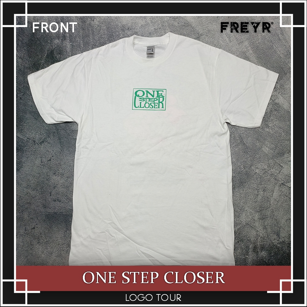 Kaos Band One Step Closer - Logo Tour Original