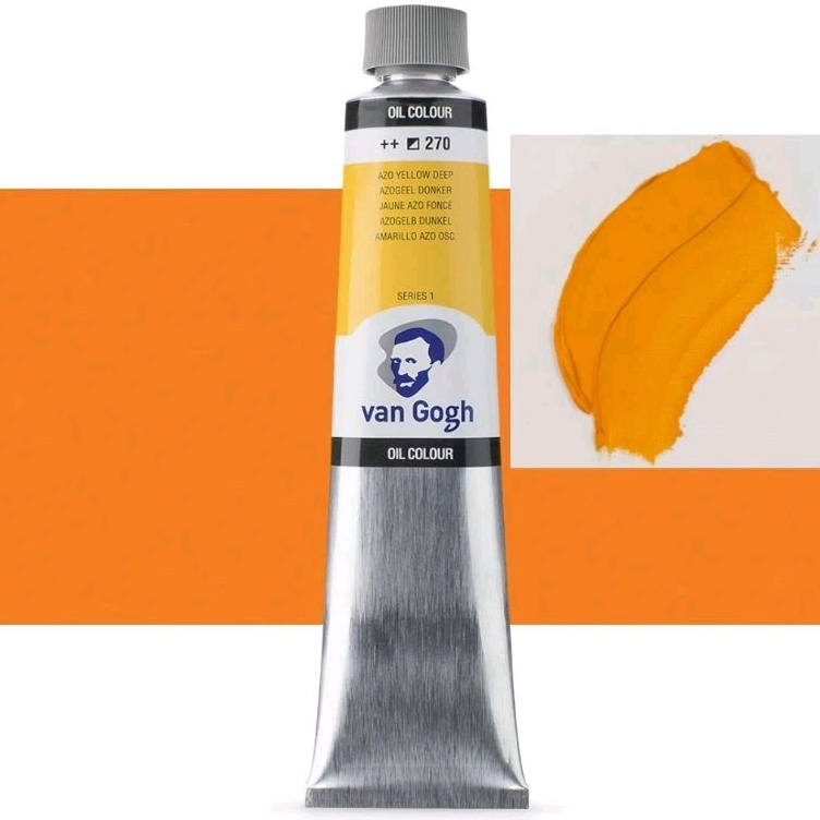 

Cat Minyak Van Gogh Oil Colour 200 ml Azo Yellow Deep