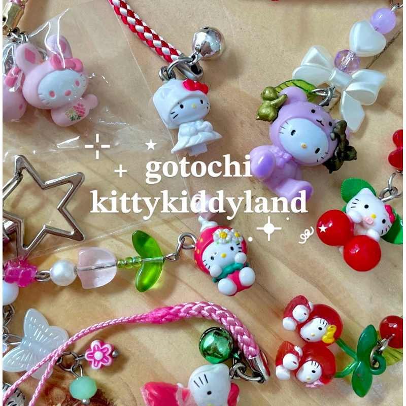 [READY] gotochi hello kitty | phone strap beads hello kitty