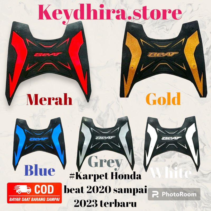 keset motor beat karpet beat Esp deluxe beat street 2020,2021 pijakan alas kaki motor beat