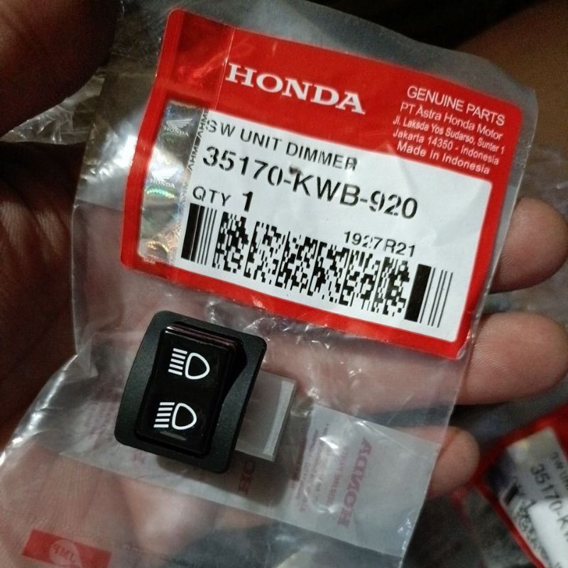 Switch unit Dimmer Saklar lampu jauh dekat BEAT KARBU original 35170.