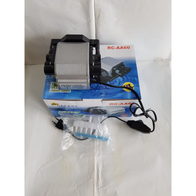 Recent Air Pump RC AA60 Mesin Aerator 8 lubang Angin
