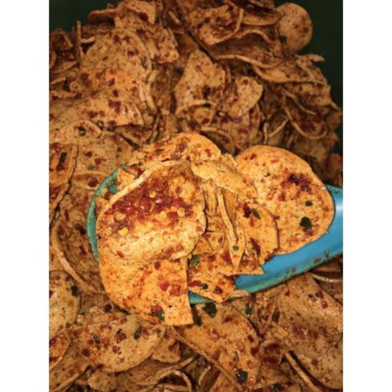 

[TERMURAH]BASRENG PIPIH PEDAS DAUN JERUK/ORIGINAL/BALADO 250gr