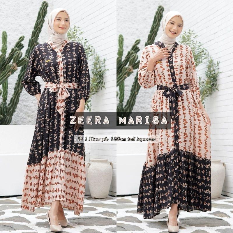 Daster Arab Zeera MARISA DRESS Rayon Viscose MARISA BY ZEERA ORI